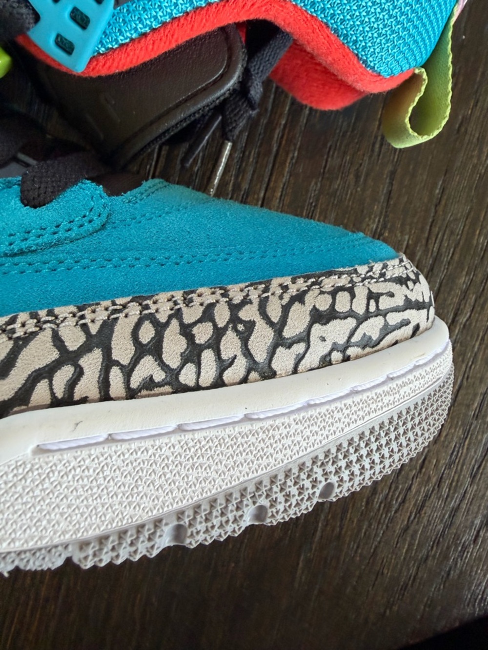 Air Jordan Spizike Low Neo Turquoise- men’s size 12- new - Picture 4 of 12